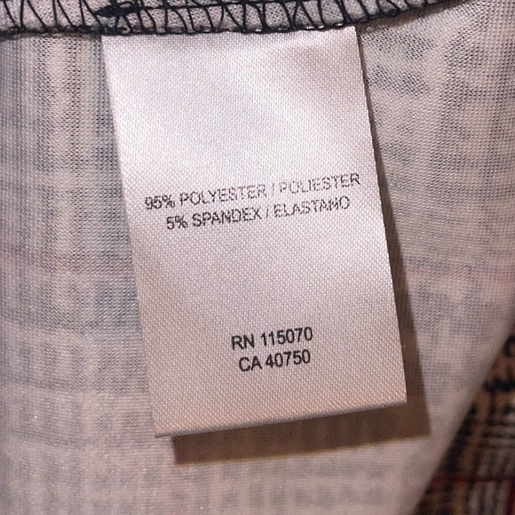 Nina Leonard plaid Bell Bubble dress Super cute!Size M. EUC - Picture 8 of 9